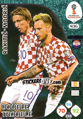 Cromo Ivan Rakitic / Luka Modric - FIFA World Cup 2018 Russia. Adrenalyn XL - Panini