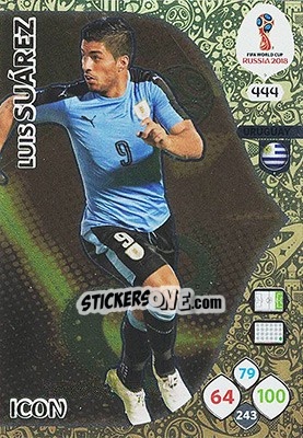 Cromo Luis Suárez - FIFA World Cup 2018 Russia. Adrenalyn XL - Panini