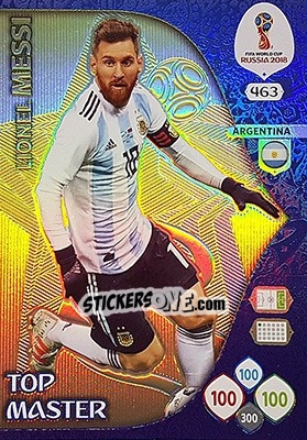 Sticker Lionel Messi - FIFA World Cup 2018 Russia. Adrenalyn XL - Panini