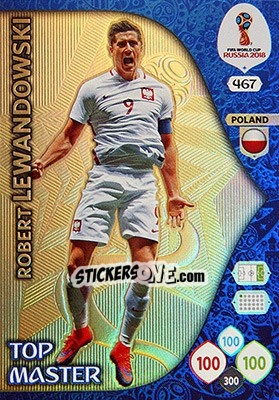 Figurina Robert Lewandowski - FIFA World Cup 2018 Russia. Adrenalyn XL - Panini