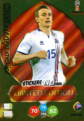 Sticker Jón Dadi Bödvarsson - FIFA World Cup 2018 Russia. Adrenalyn XL - Panini