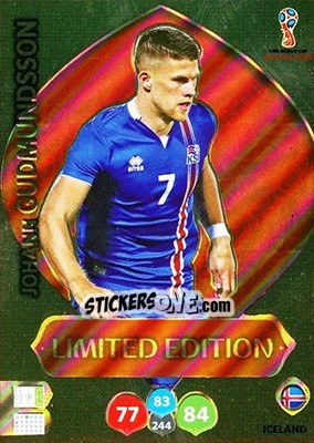 Sticker Johann Gudmundsson - FIFA World Cup 2018 Russia. Adrenalyn XL - Panini