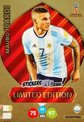 Sticker Mauro Icardi - FIFA World Cup 2018 Russia. Adrenalyn XL - Panini