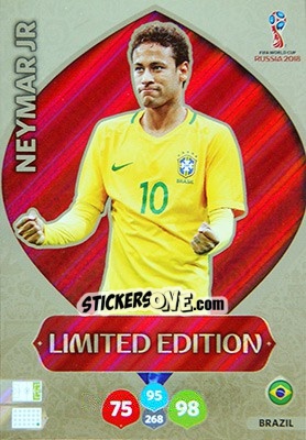 Cromo Neymar Jr - FIFA World Cup 2018 Russia. Adrenalyn XL - Panini