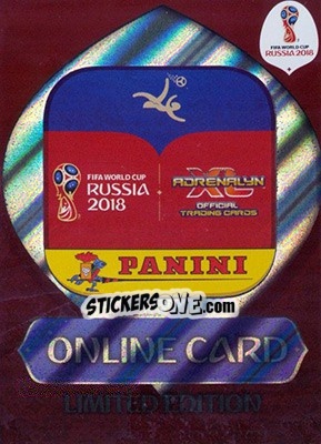 Cromo Online Card - FIFA World Cup 2018 Russia. Adrenalyn XL - Panini