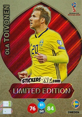 Figurina Ola Toivonen - FIFA World Cup 2018 Russia. Adrenalyn XL - Panini