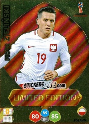 Sticker Piotr Zielinski - FIFA World Cup 2018 Russia. Adrenalyn XL - Panini