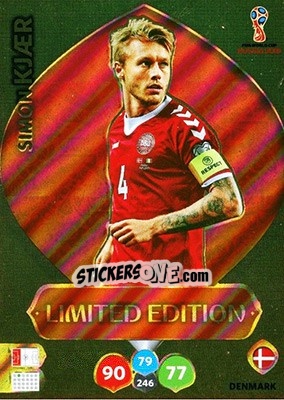 Sticker Simon Kjaer - FIFA World Cup 2018 Russia. Adrenalyn XL - Panini