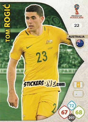 Sticker Tom Rogic - FIFA World Cup 2018 Russia. Adrenalyn XL - Panini