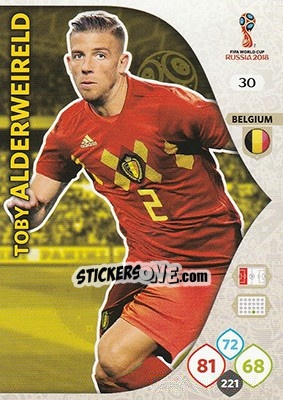 Cromo Toby Alderweireld - FIFA World Cup 2018 Russia. Adrenalyn XL - Panini