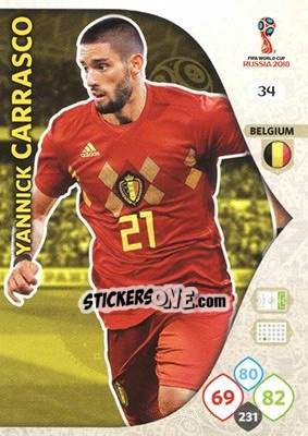 Cromo Yannick Carrasco