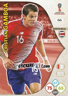 Sticker Cristian Gamboa - FIFA World Cup 2018 Russia. Adrenalyn XL - Panini