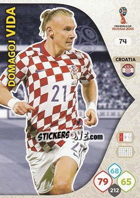 Figurina Domagoj Vida - FIFA World Cup 2018 Russia. Adrenalyn XL - Panini