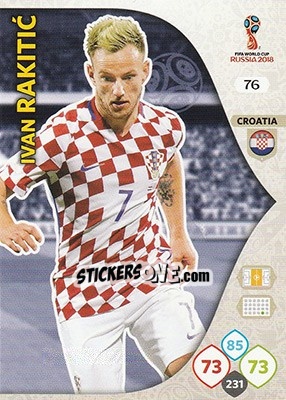 Cromo Ivan Rakitic - FIFA World Cup 2018 Russia. Adrenalyn XL - Panini