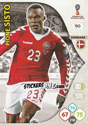 Cromo Pione Sisto - FIFA World Cup 2018 Russia. Adrenalyn XL - Panini