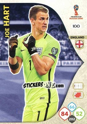 Cromo Joe Hart - FIFA World Cup 2018 Russia. Adrenalyn XL - Panini