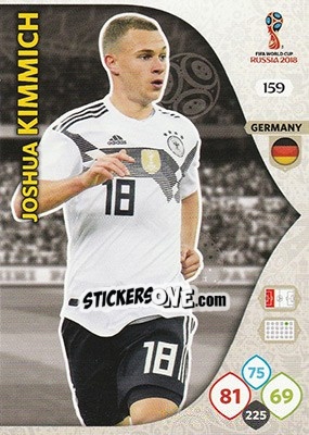 Sticker Joshua Kimmich - FIFA World Cup 2018 Russia. Adrenalyn XL - Panini