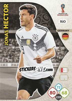 Figurina Jonas Hector - FIFA World Cup 2018 Russia. Adrenalyn XL - Panini