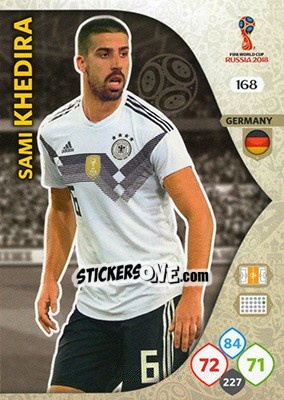 Sticker Sami Khedira - FIFA World Cup 2018 Russia. Adrenalyn XL - Panini