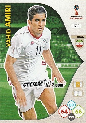 Figurina Vahid Amiri - FIFA World Cup 2018 Russia. Adrenalyn XL - Panini