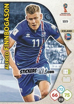 Cromo Alfred Finnbogason - FIFA World Cup 2018 Russia. Adrenalyn XL - Panini