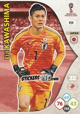 Figurina Eiji Kawashima - FIFA World Cup 2018 Russia. Adrenalyn XL - Panini