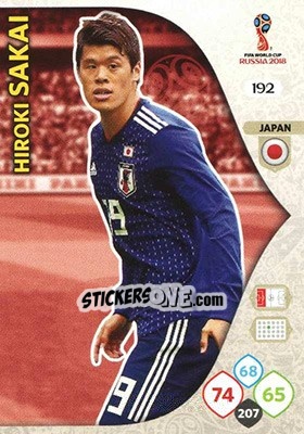 Figurina Hiroki Sakai - FIFA World Cup 2018 Russia. Adrenalyn XL - Panini