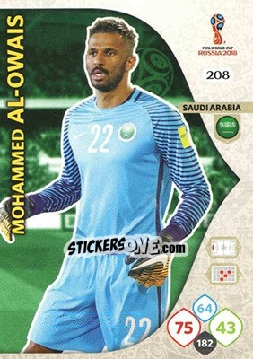 Figurina Mohammed Al-Owais - FIFA World Cup 2018 Russia. Adrenalyn XL - Panini