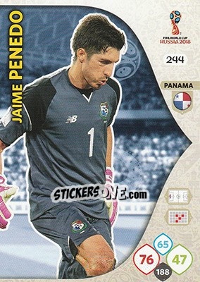 Sticker Jaime Penedo - FIFA World Cup 2018 Russia. Adrenalyn XL - Panini