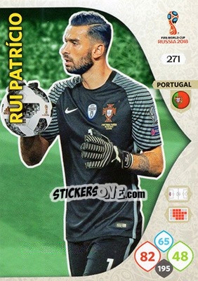 Cromo Rui Patrício - FIFA World Cup 2018 Russia. Adrenalyn XL - Panini