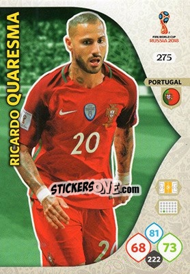 Figurina Ricardo Quaresma - FIFA World Cup 2018 Russia. Adrenalyn XL - Panini