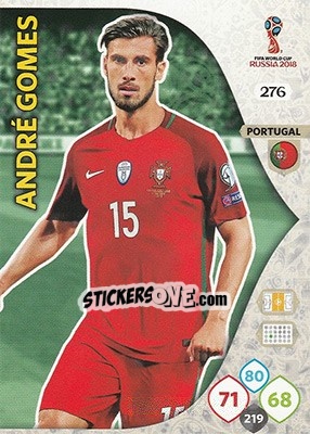Sticker André Gomes - FIFA World Cup 2018 Russia. Adrenalyn XL - Panini