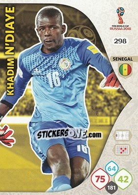 Cromo Khadim N'Diaye - FIFA World Cup 2018 Russia. Adrenalyn XL - Panini