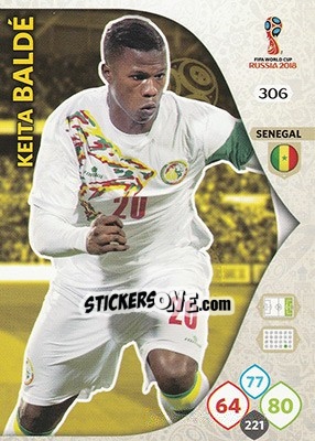 Cromo Keita Baldé - FIFA World Cup 2018 Russia. Adrenalyn XL - Panini