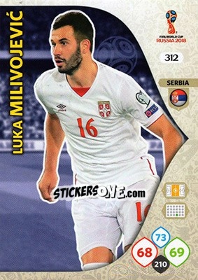 Figurina Luka Milivojevic - FIFA World Cup 2018 Russia. Adrenalyn XL - Panini