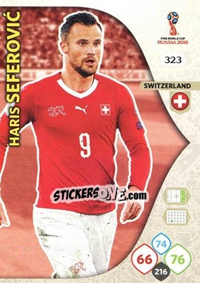 Figurina Haris Seferovic - FIFA World Cup 2018 Russia. Adrenalyn XL - Panini