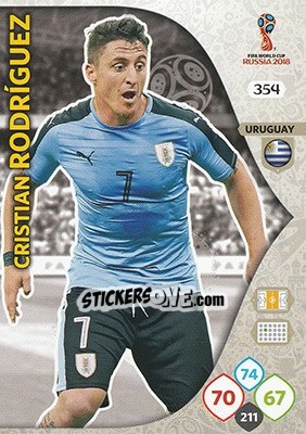 Sticker Cristian Rodríguez - FIFA World Cup 2018 Russia. Adrenalyn XL - Panini