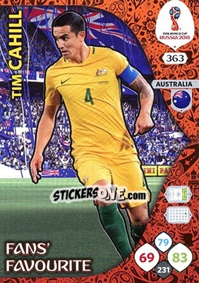 Sticker Tim Cahill - FIFA World Cup 2018 Russia. Adrenalyn XL - Panini