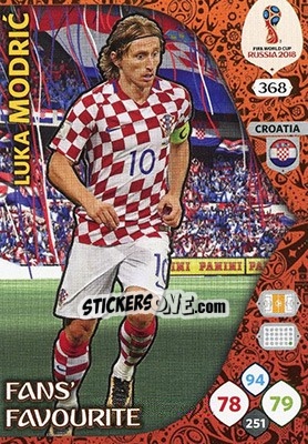 Figurina Luka Modric - FIFA World Cup 2018 Russia. Adrenalyn XL - Panini