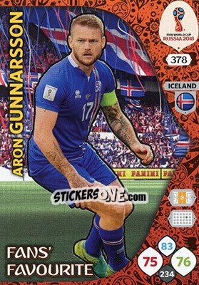 Cromo Aron Gunnarsson - FIFA World Cup 2018 Russia. Adrenalyn XL - Panini