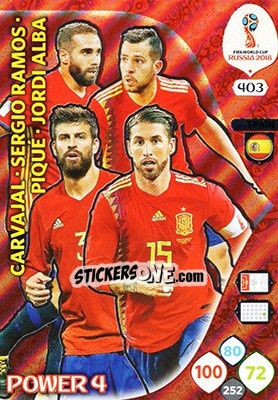 Cromo Spain - FIFA World Cup 2018 Russia. Adrenalyn XL - Panini