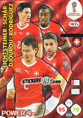 Figurina Switzerland - FIFA World Cup 2018 Russia. Adrenalyn XL - Panini