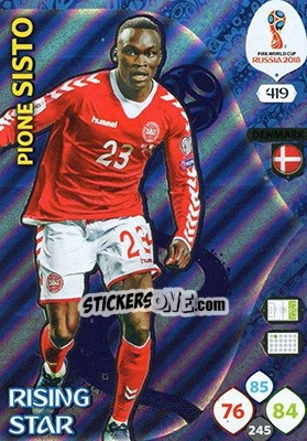 Cromo Pione Sisto - FIFA World Cup 2018 Russia. Adrenalyn XL - Panini