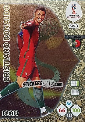 Figurina Cristiano Ronaldo - FIFA World Cup 2018 Russia. Adrenalyn XL - Panini