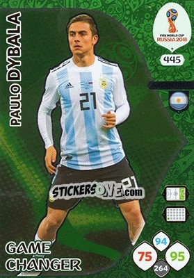 Cromo Paulo Dybala - FIFA World Cup 2018 Russia. Adrenalyn XL - Panini