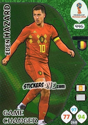 Sticker Eden Hazard - FIFA World Cup 2018 Russia. Adrenalyn XL - Panini