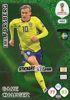 Sticker Emil Forsberg - FIFA World Cup 2018 Russia. Adrenalyn XL - Panini