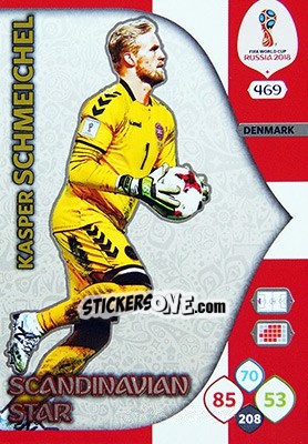 Cromo Kasper Schmeichel - FIFA World Cup 2018 Russia. Adrenalyn XL - Panini