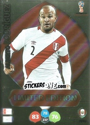 Sticker Alberto Rodríguez - FIFA World Cup 2018 Russia. Adrenalyn XL - Panini