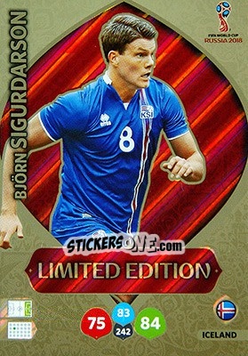 Sticker Björn Sigurdarson - FIFA World Cup 2018 Russia. Adrenalyn XL - Panini